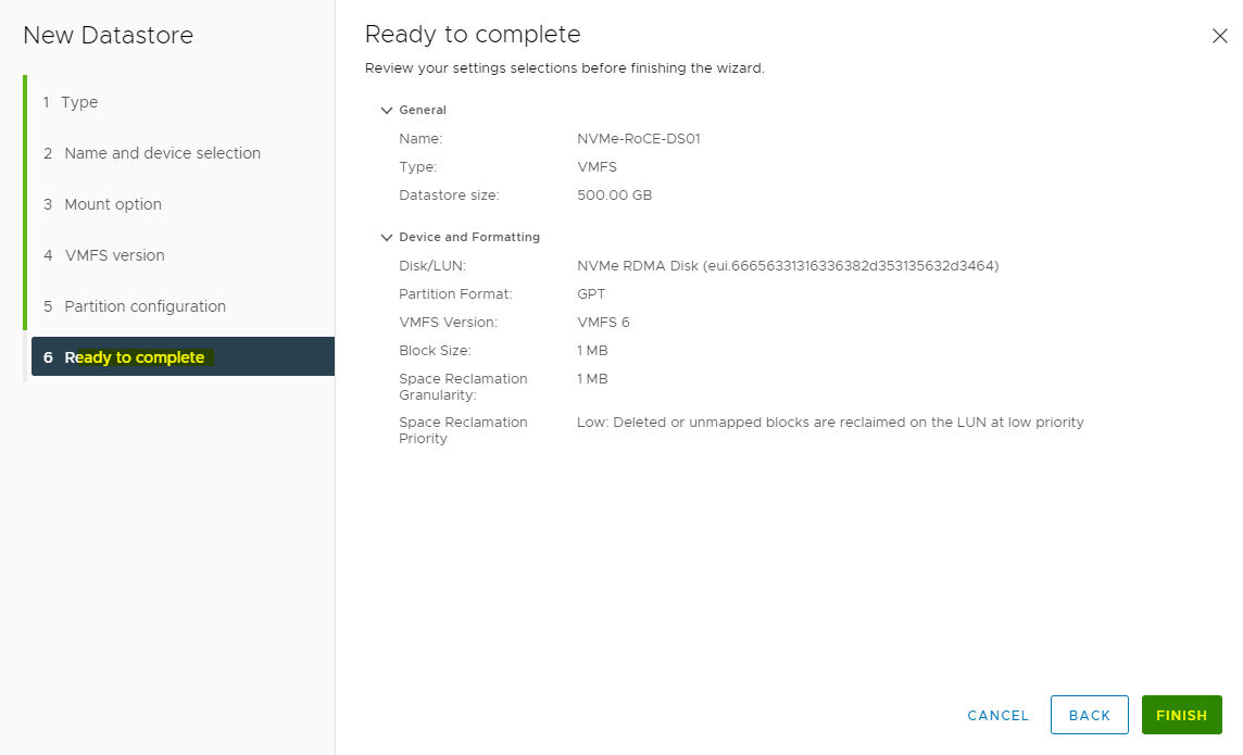 Creating VMFS FS and DS 7.PNG
