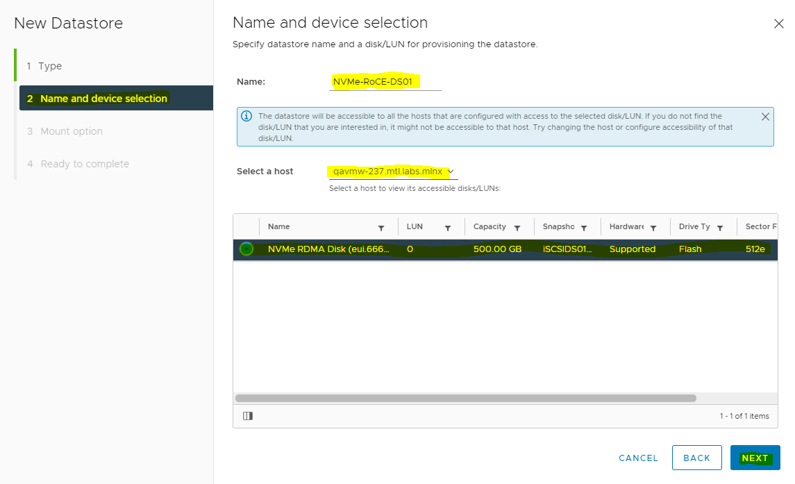 Creating VMFS FS and DS 4.PNG